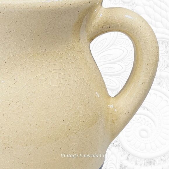 Vintage Robinson Ransbottom Pottery Roseville Ohio #850 1 Qt Pitcher Blue & Red - Picture 8 of 15